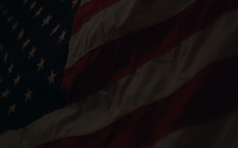 Waving USA flag